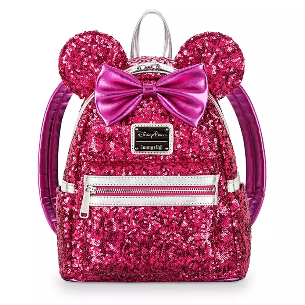Minnie Mouse Sequin Mini Backpack By Loungefly - image 1